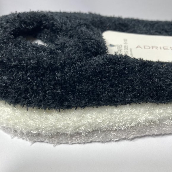 Soft Fuzzy Velour Lounge Liner Socks Non Slip Grip Grippers No Slip - Picture 2 of 11